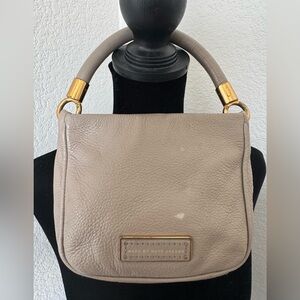 Marc by Marc Jacobs Taupe Leather Shoulder Bag